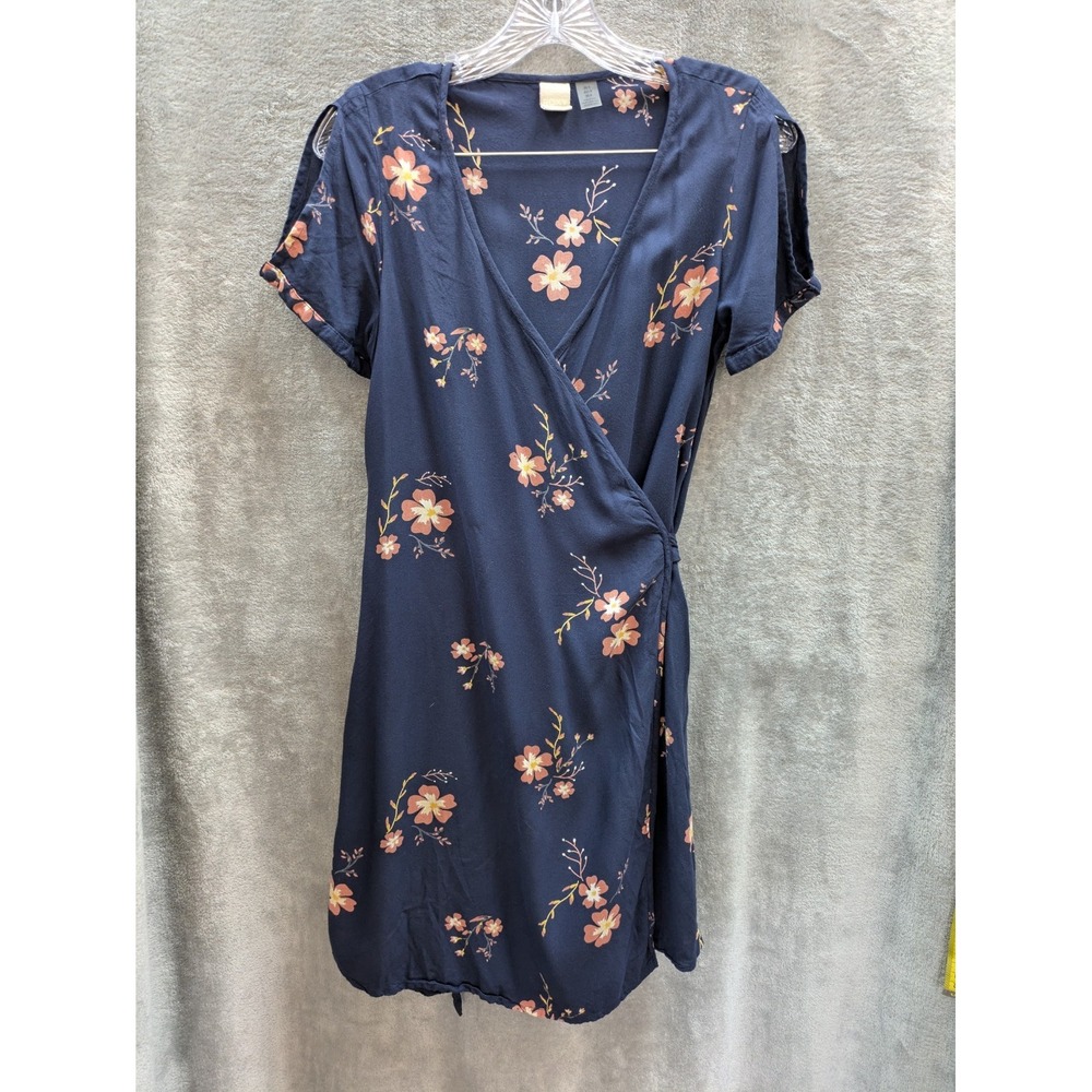 Roxy‎ Wrap Dress Women's 6 Floral Lightweight Casual Bohemian